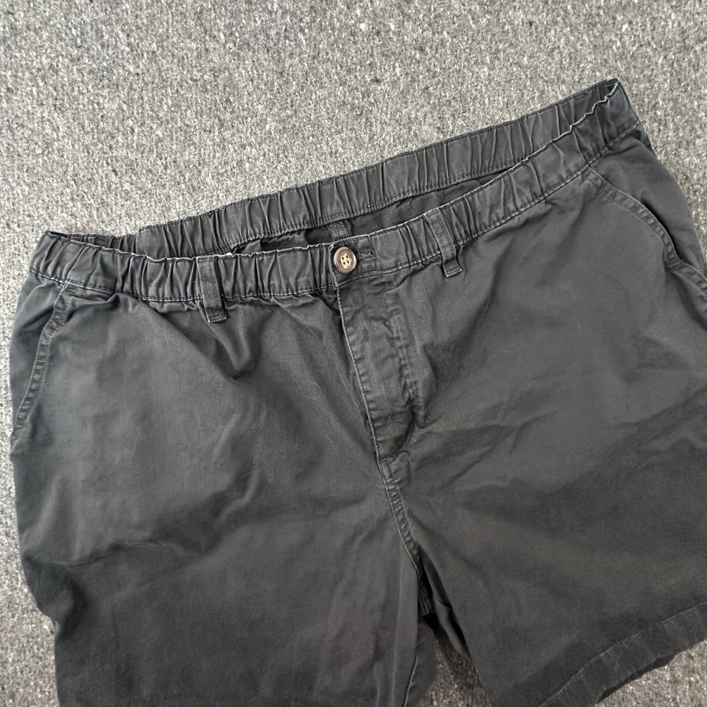 Chubbies Chino Shorts Men XXL Black Elastic Waist Casual Stretch Casual Outdoor